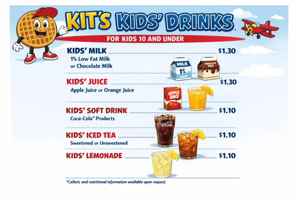 Waffle House Kid’s Beverage Updated Price Nutrition and Healthy Choices