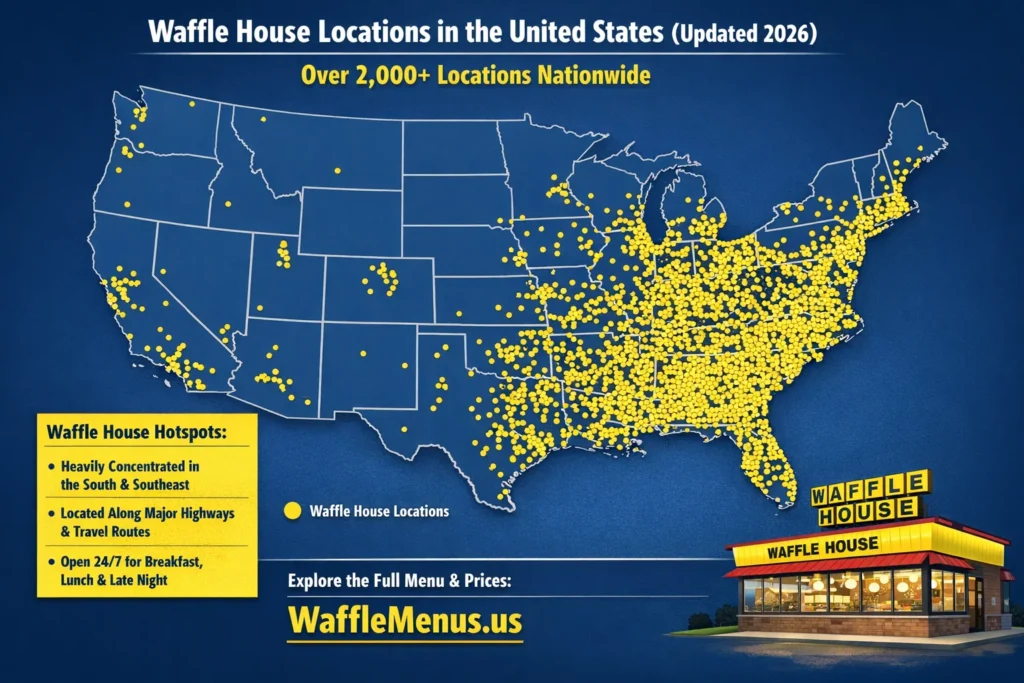 Waffle House Restaurant Locations Find One Near You (Open 24/7)
