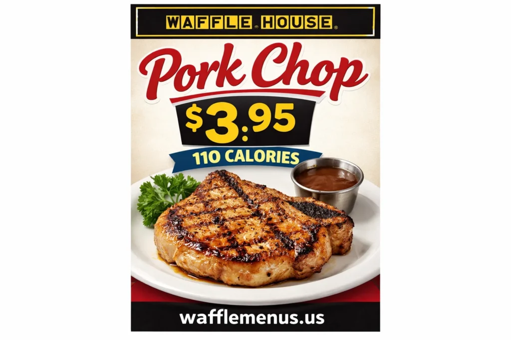 Waffle House Pork Chop Price, Nutrition & Dining Guide