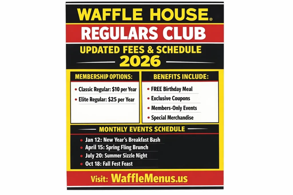 The Waffle House Regulars Club Your Ultimate Guide to Free Food and Rewards