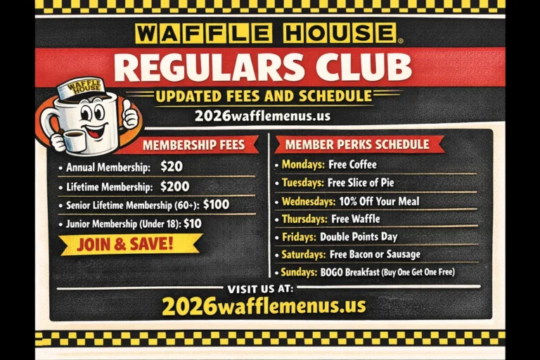 The Waffle House Regulars Club Your Ultimate Guide to Free Food and Rewards