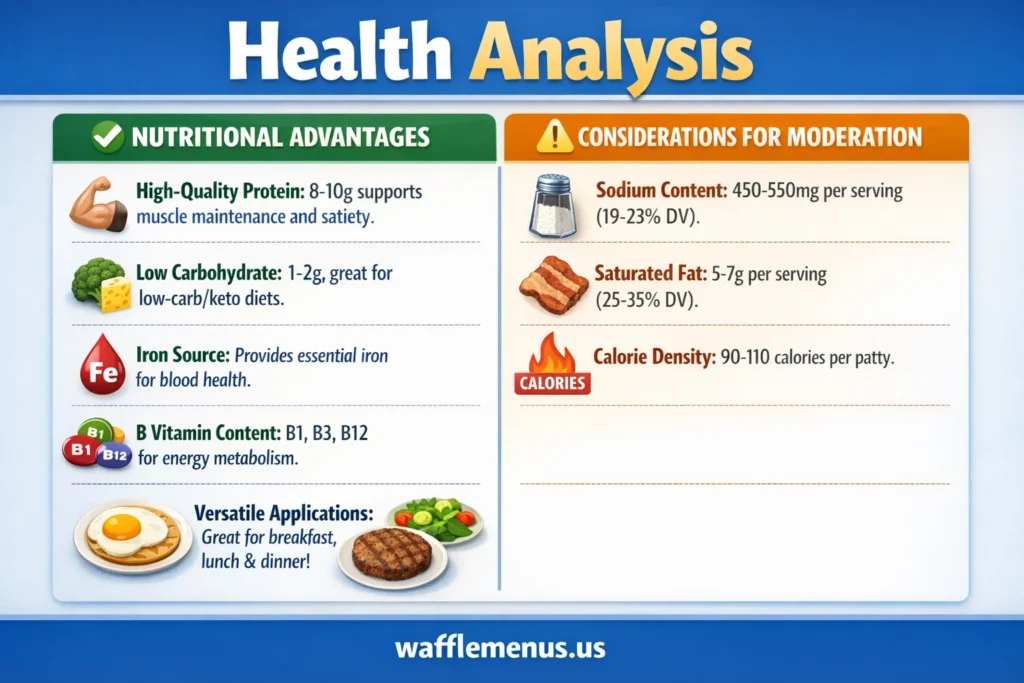 Waffle House Sausage Menu