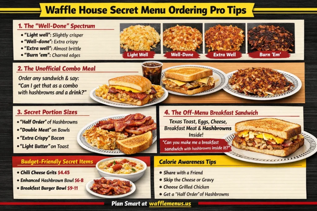 Waffle House Secret Menu Your Complete Guide to Hidden Items and Off-Menu Tips