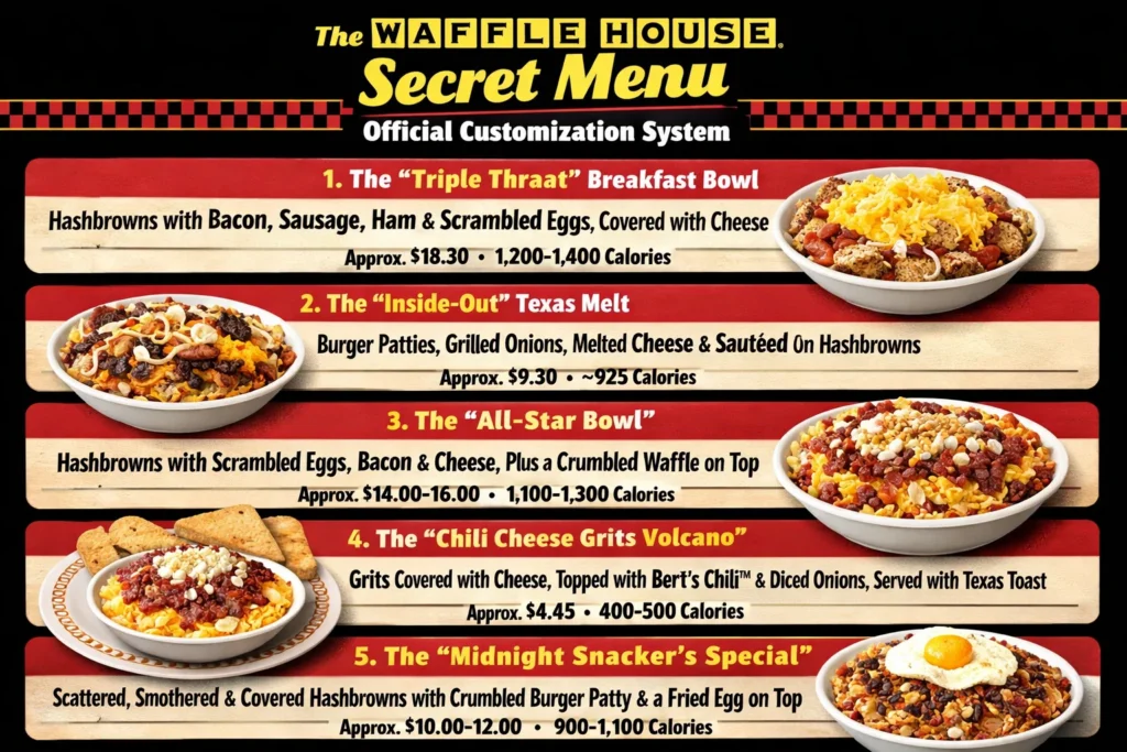 Waffle House Secret Menu Your Complete Guide to Hidden Items and Off-Menu Tips