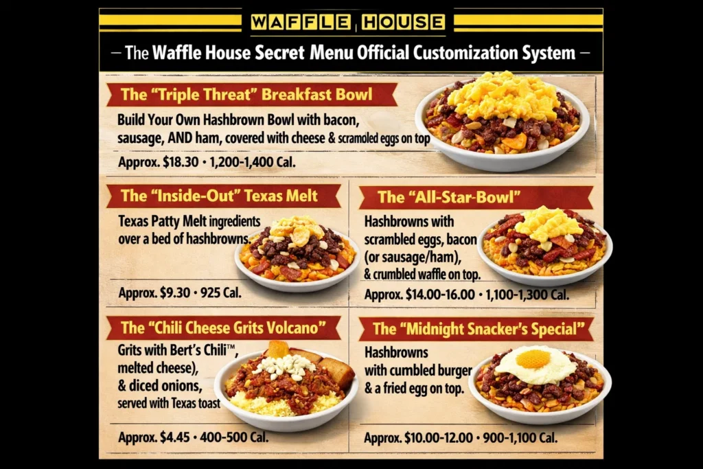 Waffle House Secret Menu Your Complete Guide to Hidden Items and Off-Menu Tips