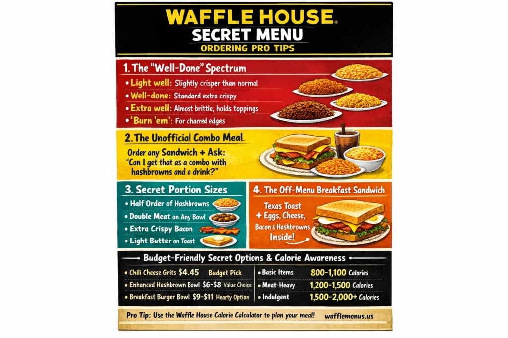 Waffle House Secret Menu Your Complete Guide to Hidden Items and Off-Menu Tips