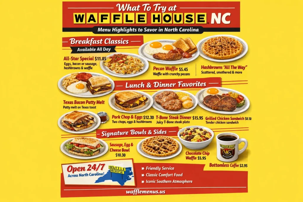 Waffle House in North Carolina Comfort Food Must Visit