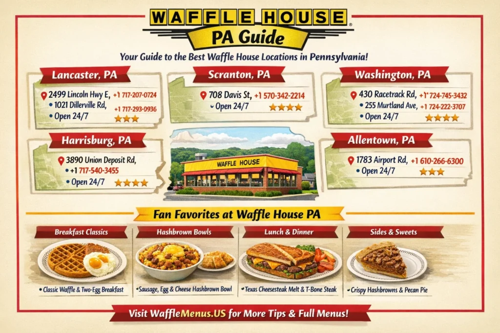 Waffle House in Pennsylvania: Your Ultimate Guide to Top Locations & Hearty Meals