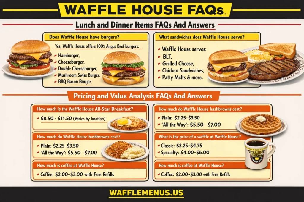 Waffle House Menu FAQs and Answers