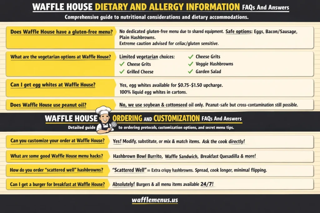 Waffle House Menu FAQs and Answers