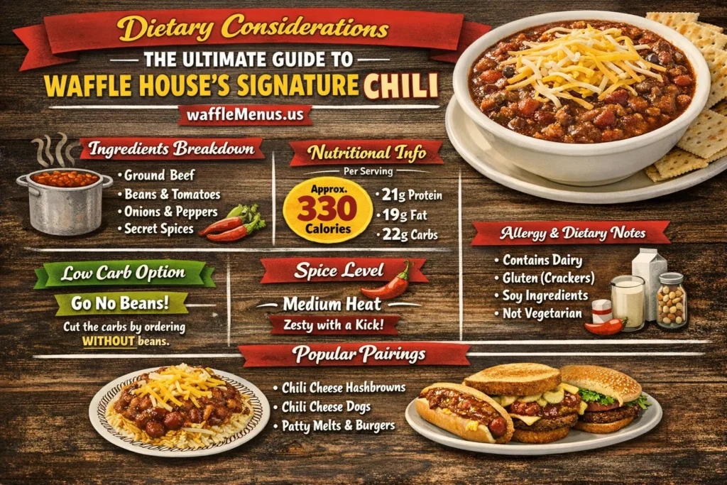 Bert's Chili at Waffle House A Spicy, Savory Value Bowl