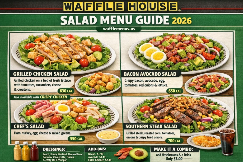 Waffle House Garden Salad 2026 Fresh Vegetables Healthy Option