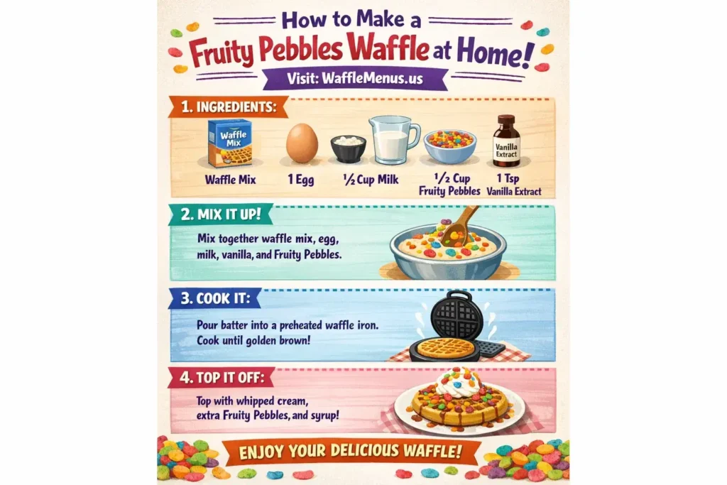 Can You Still Get the Fruity Pebbles Waffle at Waffle House?  Menu Guide