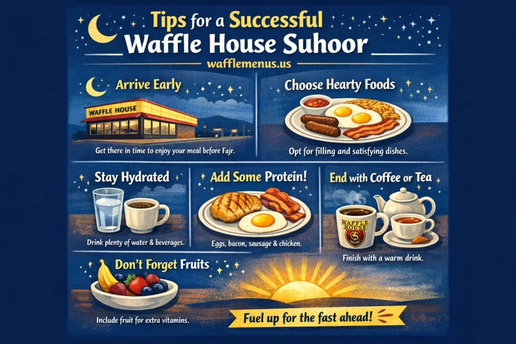 Waffle House Suhoor Menu with Prices in 2026