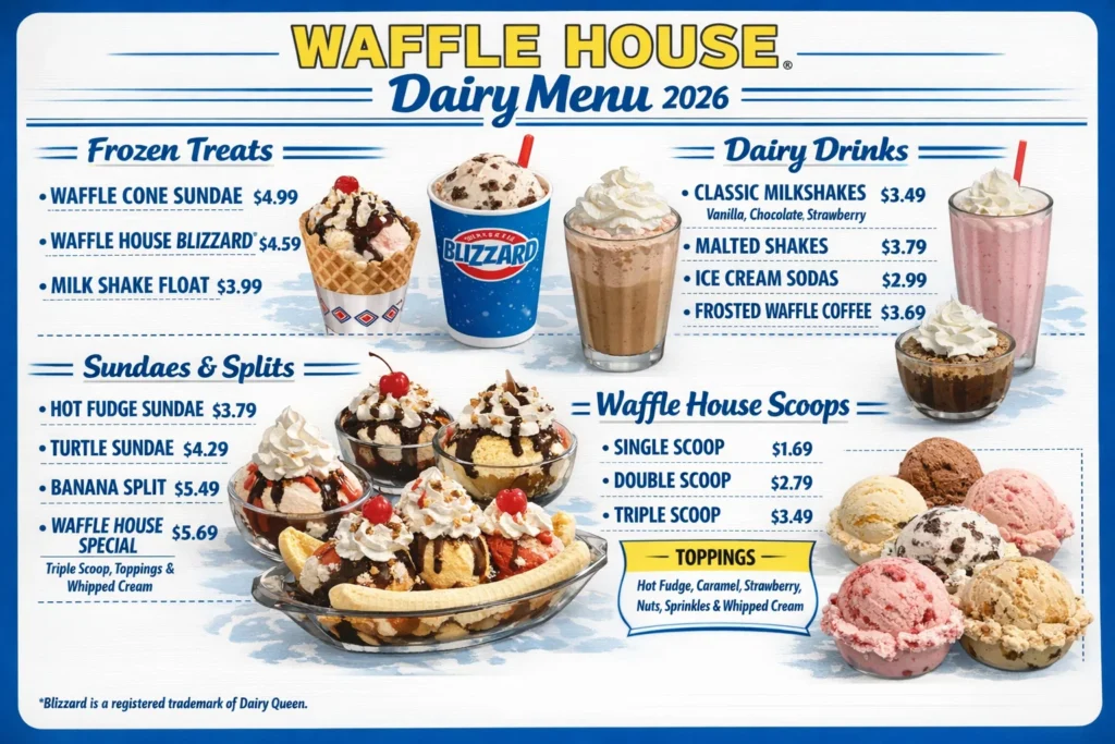 The Complete Guide to Waffle House Dairy Menu in 2026