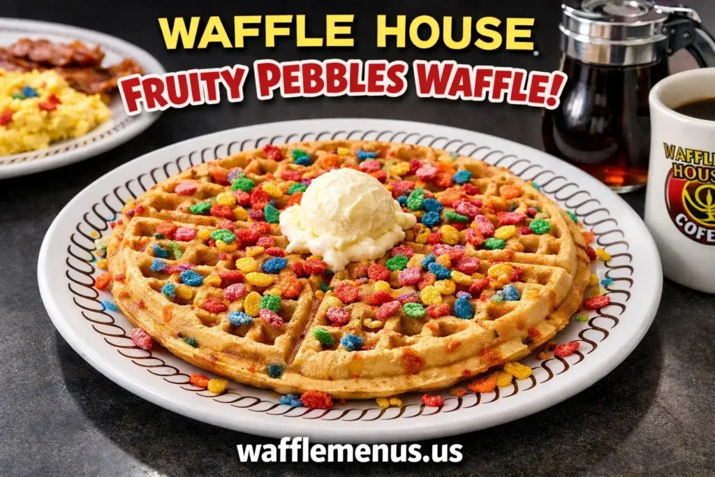 Can You Still Get the Fruity Pebbles Waffle at Waffle House? Menu Guide