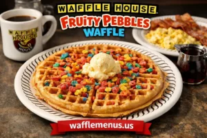 Waffle House Fruity Pebbles Waffle