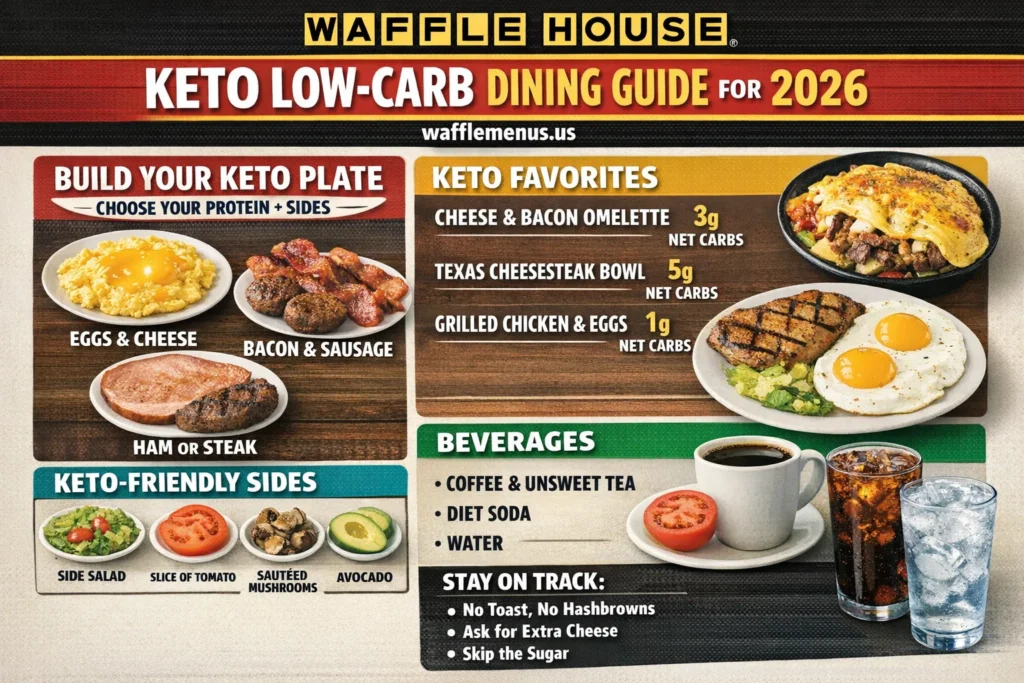 Waffle House Keto Low-Carb Dining Guide for 2026