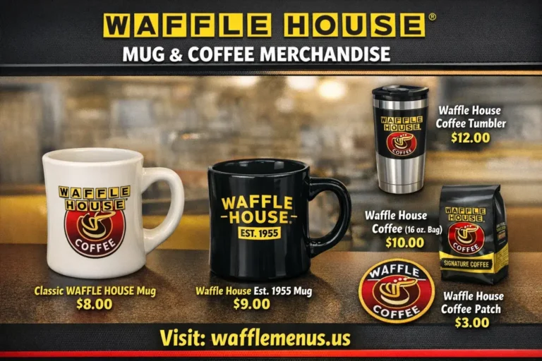 Waffle House Mug and Coffee Merchandise and Price