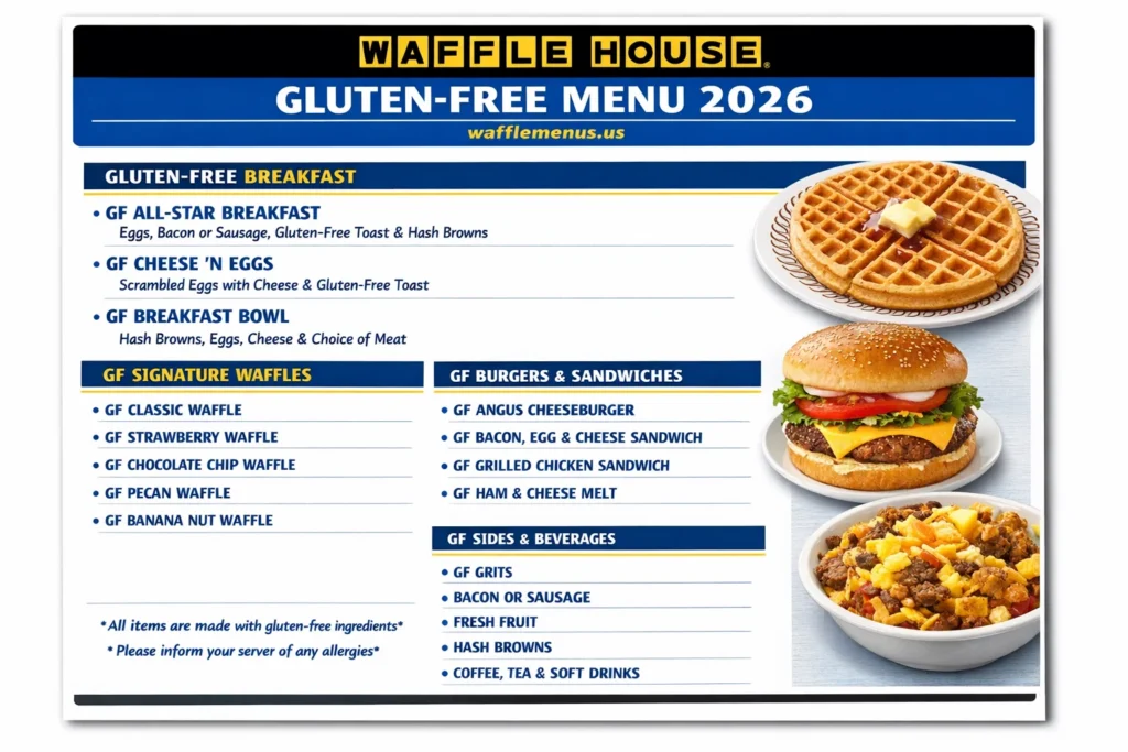 Waffle House Printable Menu in 2026