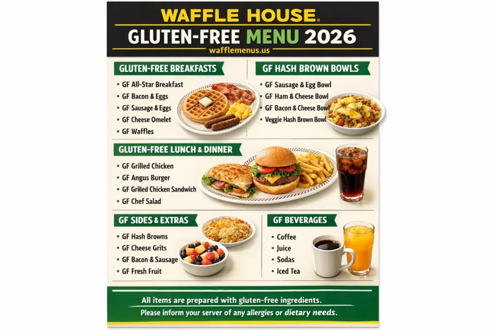 Waffle House Printable Menu in 2026