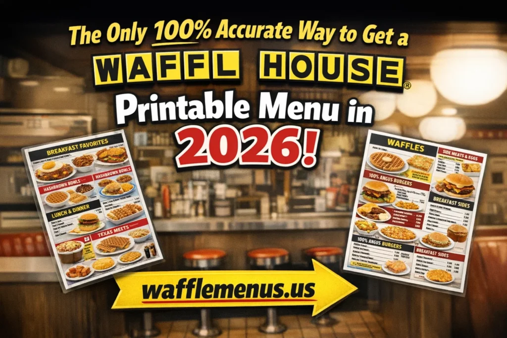 The Ultimate Guide to the Waffle House Printable Menu in 2026