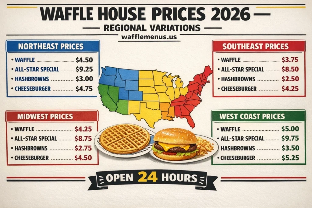 Waffle House Printable Menu in 2026