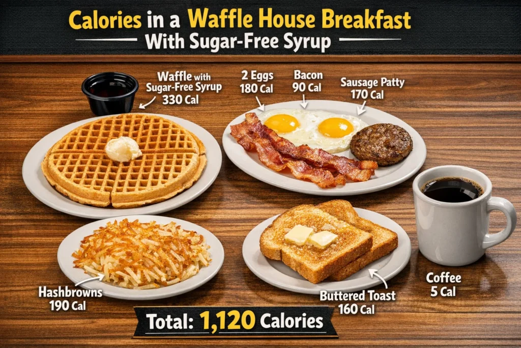Waffle House Sugar Free Syrup Carbs and Calories