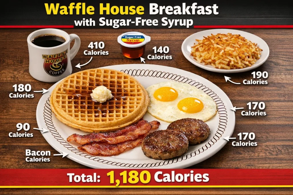 Waffle House Sugar Free Syrup Carbs and Calories