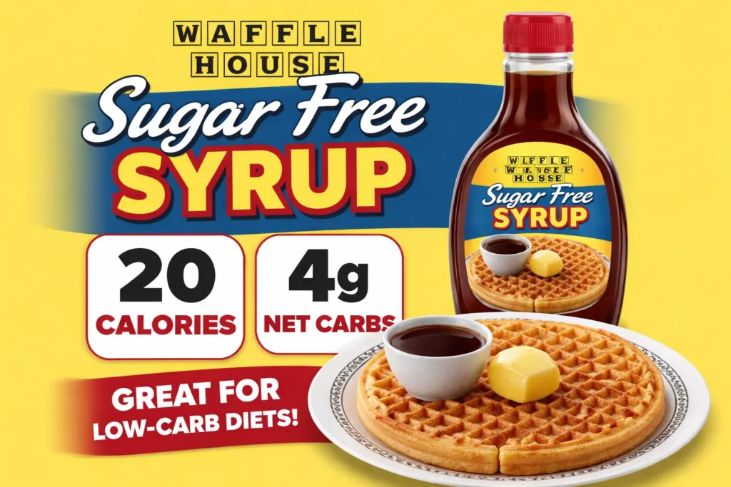 Waffle House Sugar Free Syrup Carbs and Calories 