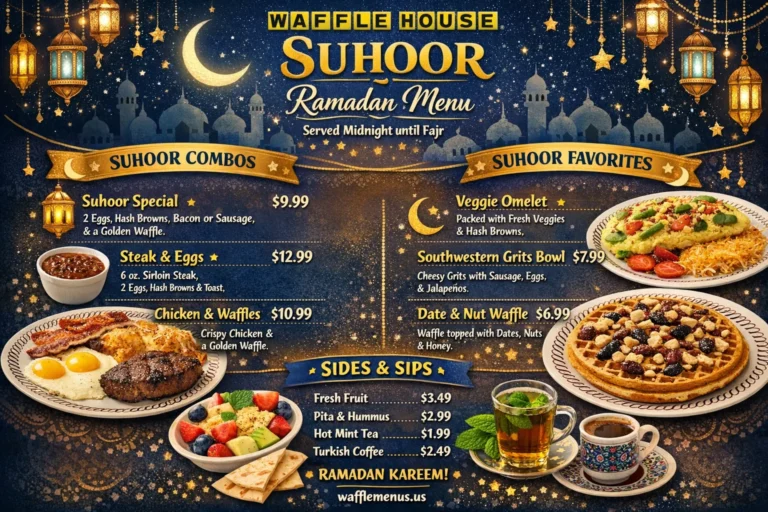 Waffle House Suhoor Menu with Prices in 2026