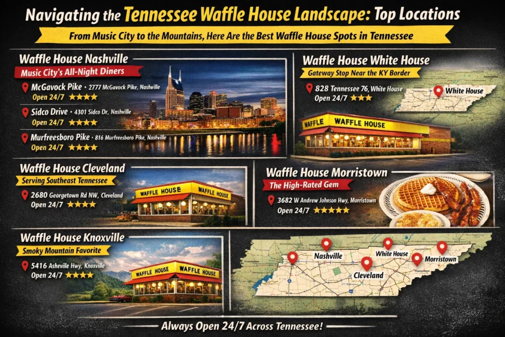 Waffle House in Tennessee Usa