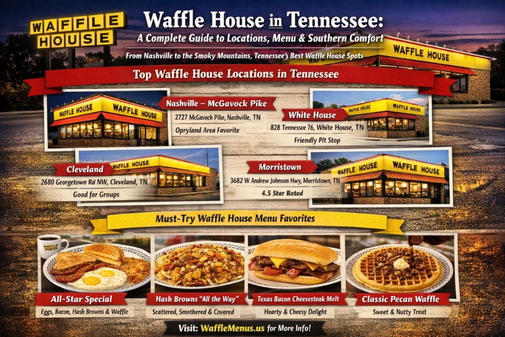 Waffle House in Tennessee Usa