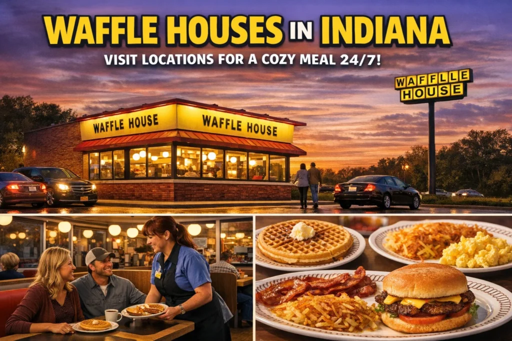 Waffle Houses In Indiana Visit Locations For a Cozy Meal 24/7
