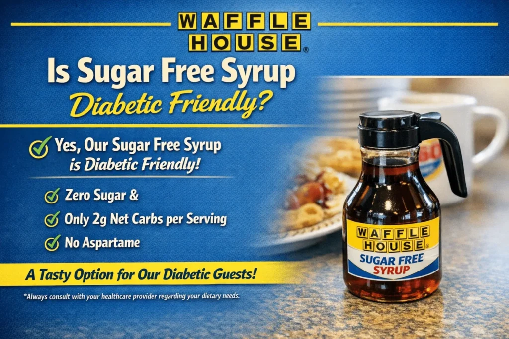 Waffle House Sugar Free Syrup Carbs and Calories
