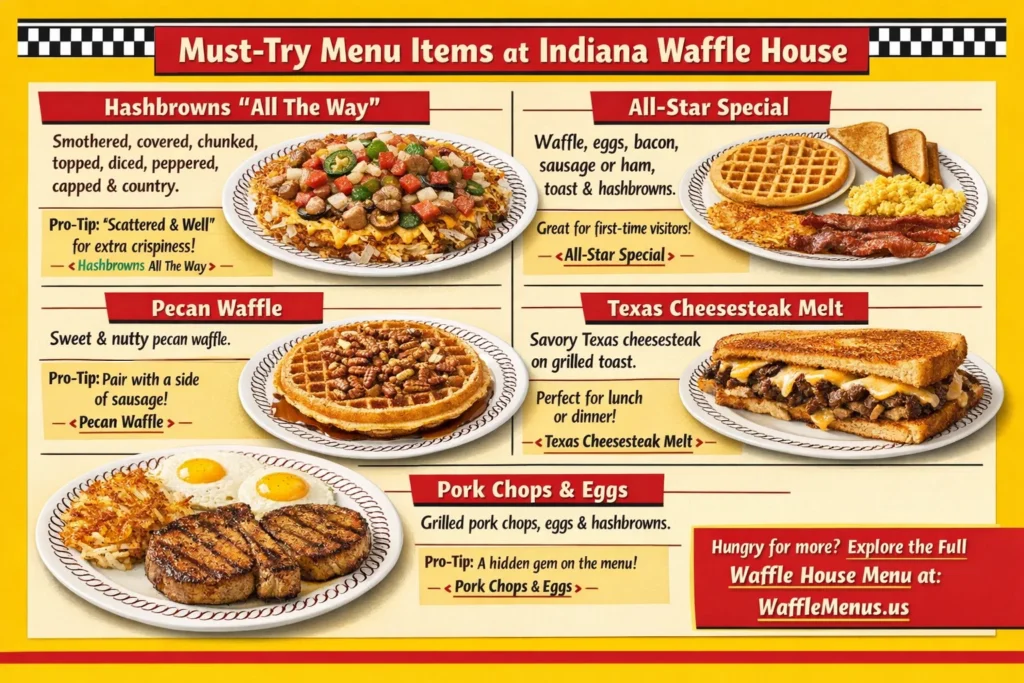 Waffle Houses In Indiana Visit Locations For a Cozy Meal 24/7