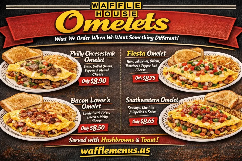 Waffle House Bartow Menu