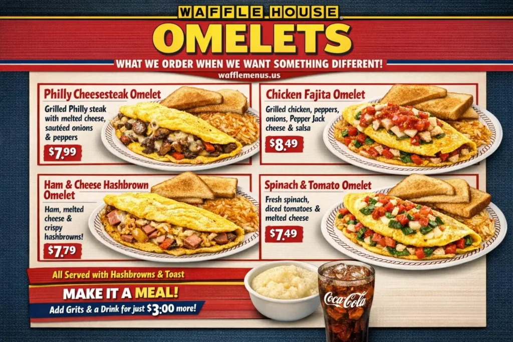 Waffle House Bartow Menu