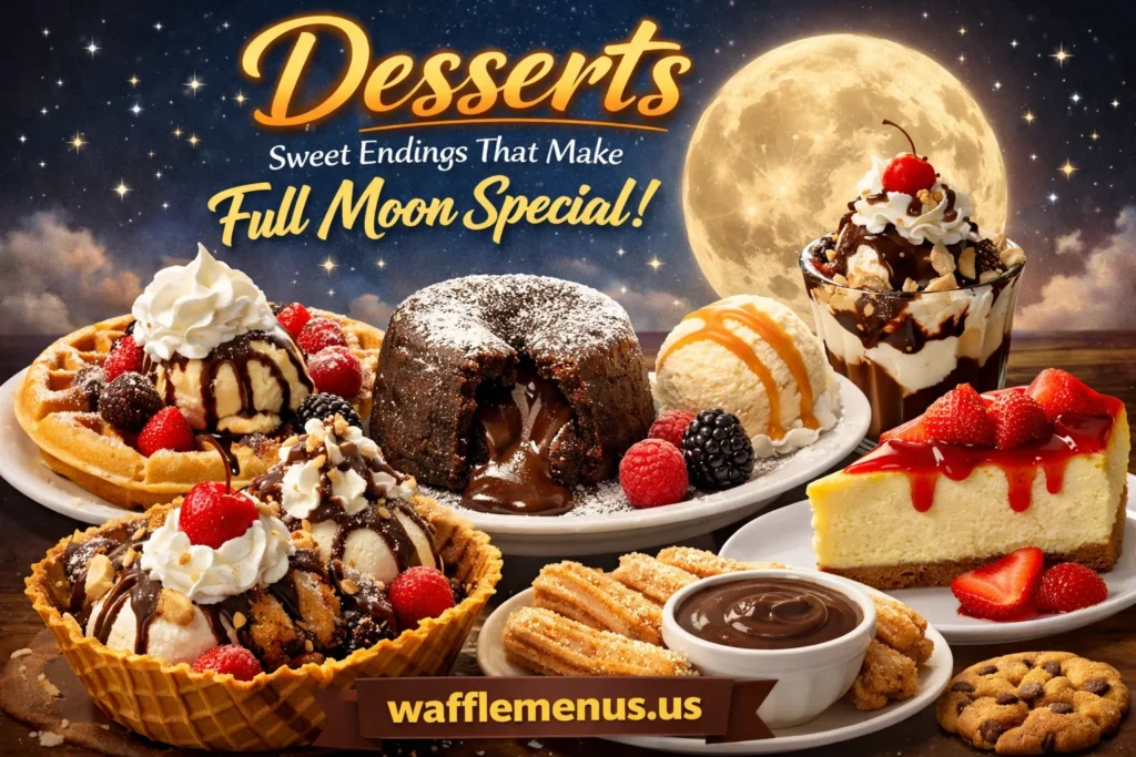 Full Moon Barbecue Menu usa