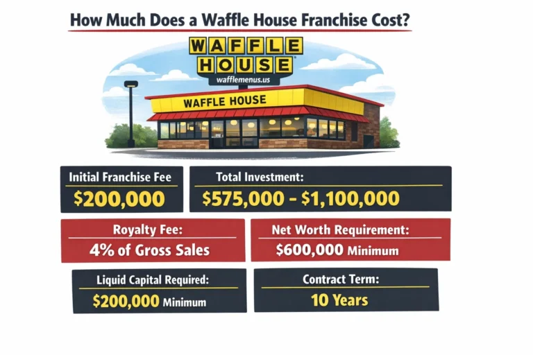 Waffle House Franchise Cost