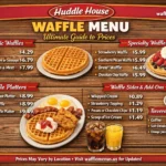 Huddle House Waffle Menu