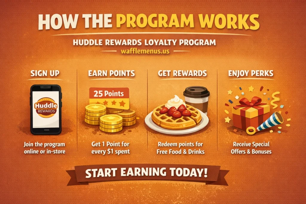 Huddle House Waffle Menu
