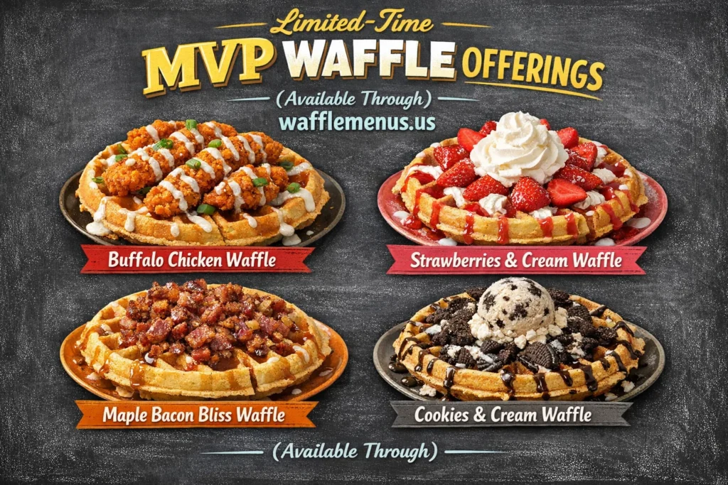 Huddle House Waffle Menu
