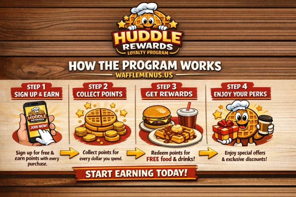 Huddle House Waffle Menu