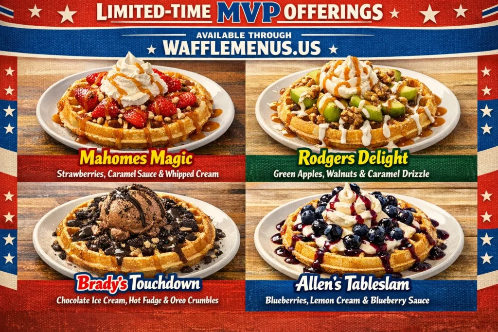 Huddle House Waffle Menu