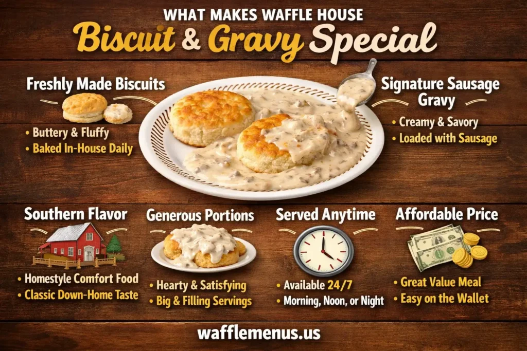 Waffle House Biscuit and Gravy
