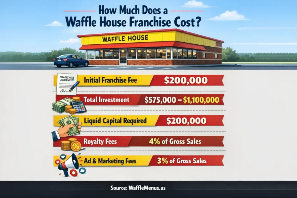 Waffle House Franchise Cost