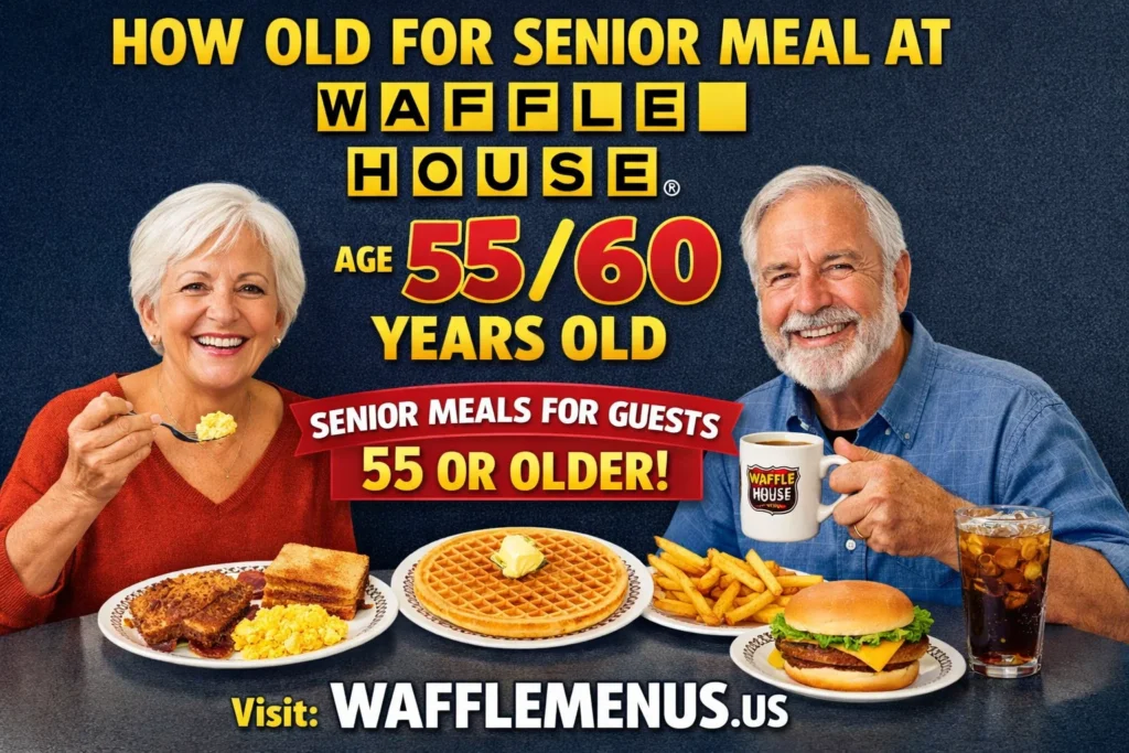 How Old for Senior Meal at Waffle House