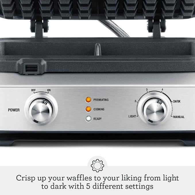 Breville The Smart Waffle Pro 4-Slice