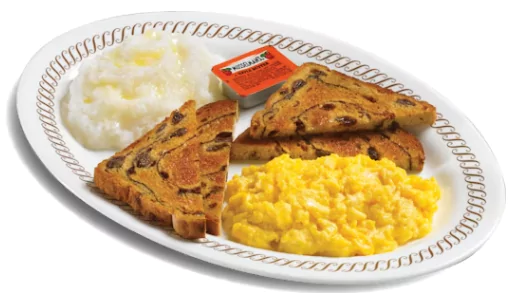 CHEESE N’ EGGS WITH RAISIN TOAST

$7.75 | 670 Calories

